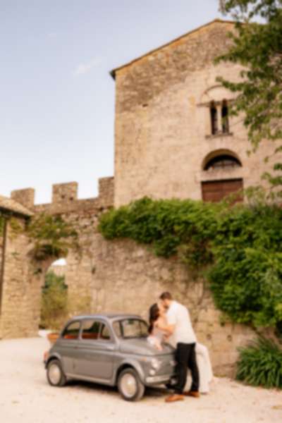 Borgo Pignano Engagement Photoshoot in Tuscany