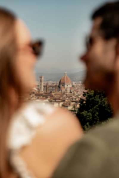 Romantic Maternity Couple Photoshoot in Florence