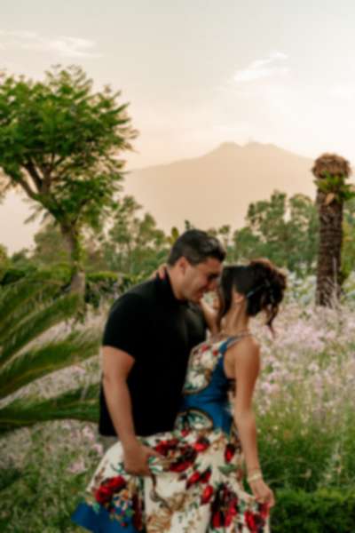 Four Seasons Taormina Sunset Engagement Photoshoot