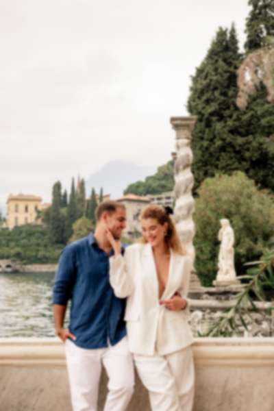 Lake Como Proposal Photography at Villa Monastero