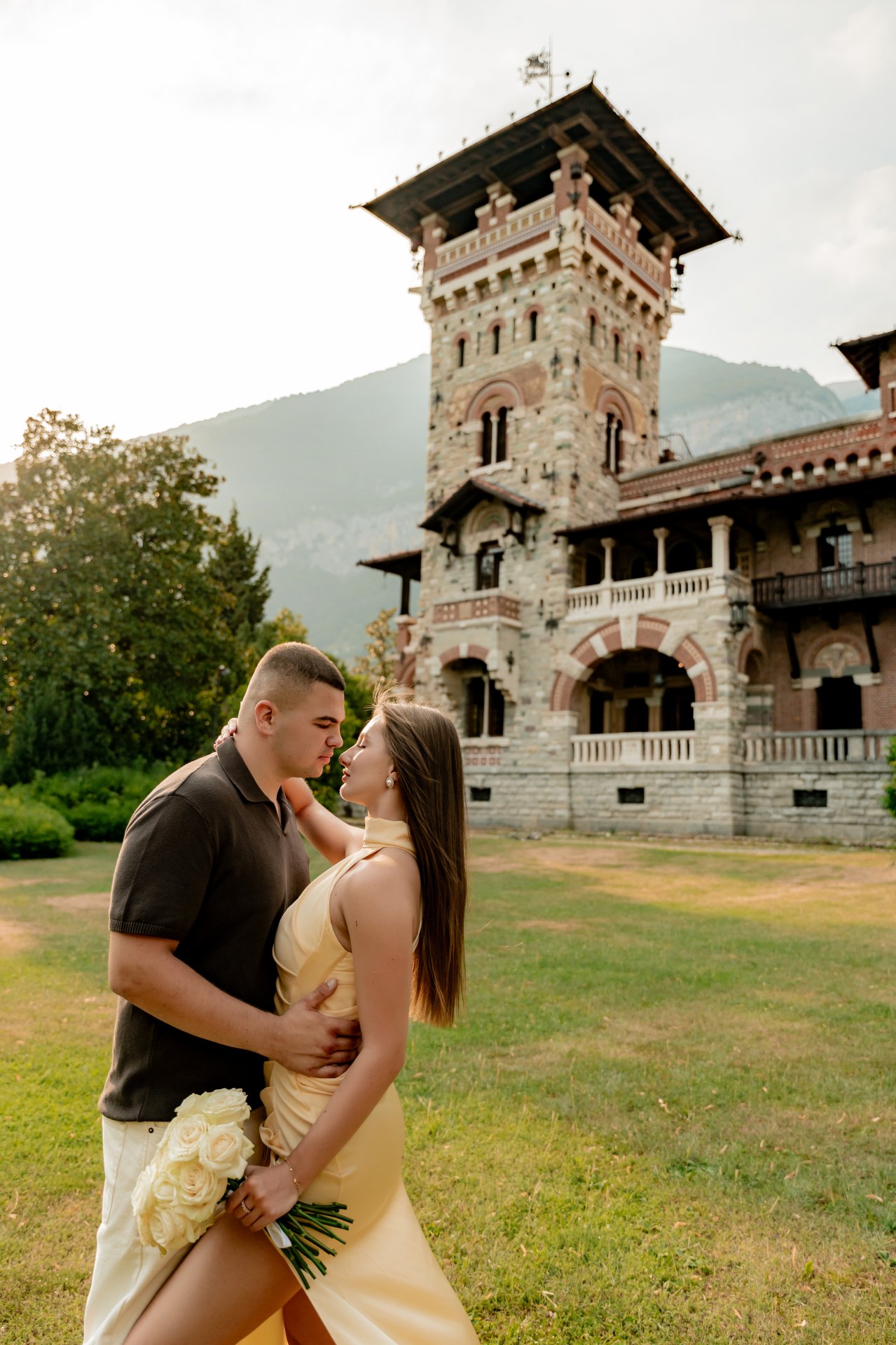 Luxury Lake Como Proposal at Villa Pessina | Romantic Engagement Photography