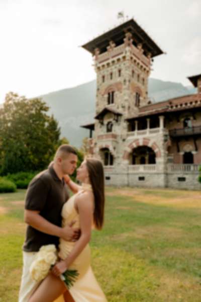Luxury Lake Como Proposal at Villa Pessina | Romantic Engagement Photography