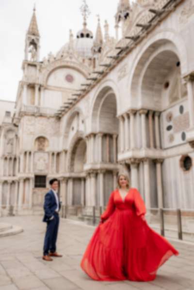 Gondola Vows Exchange in Venice