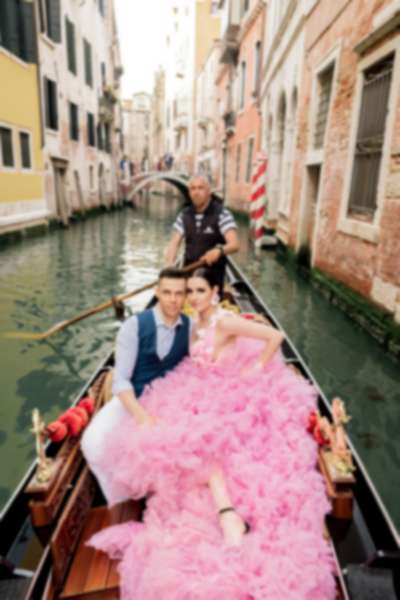 Cinematic Sunset Couple Photoshoot in Venice