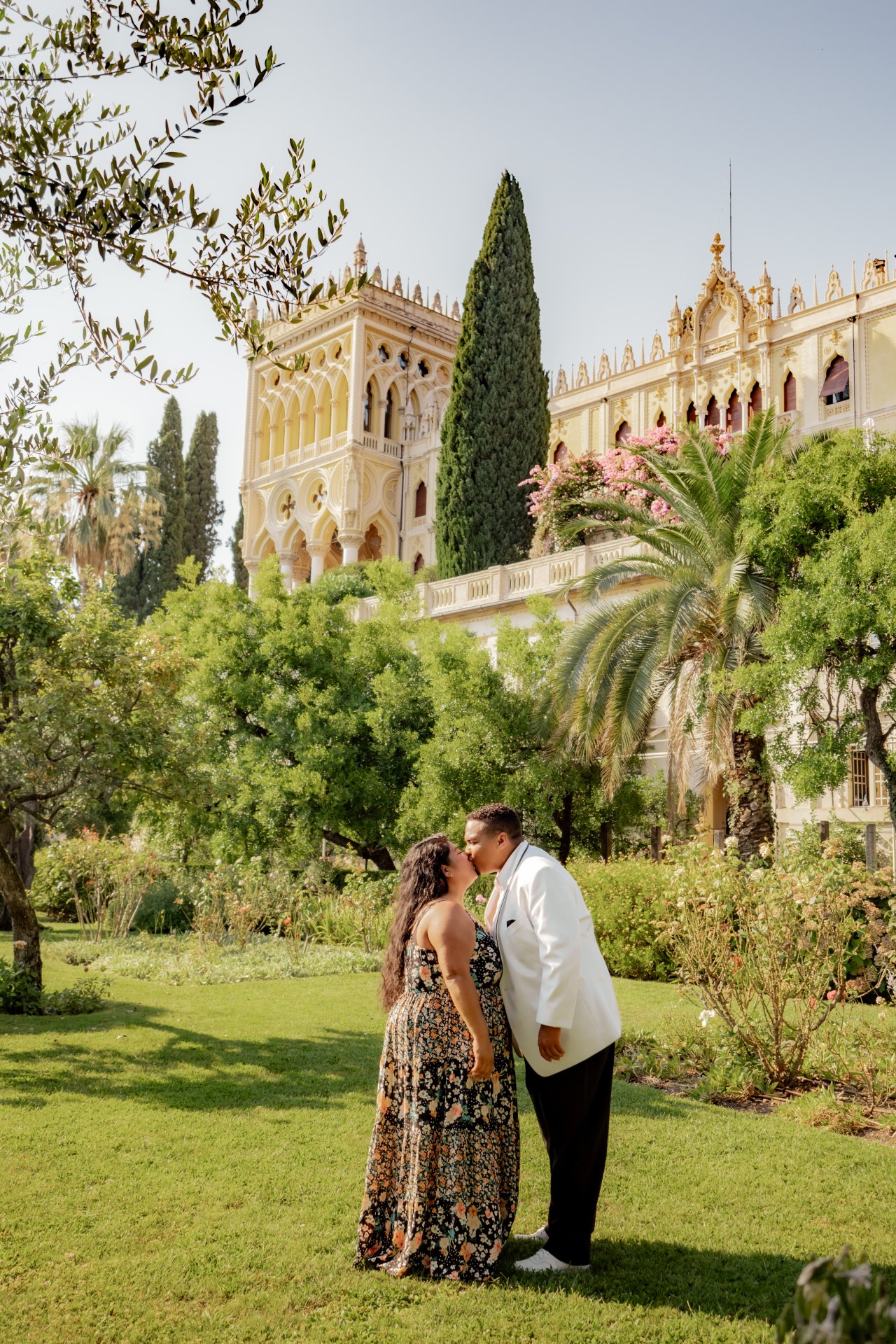 Proposal at Lake Garda on Private Island