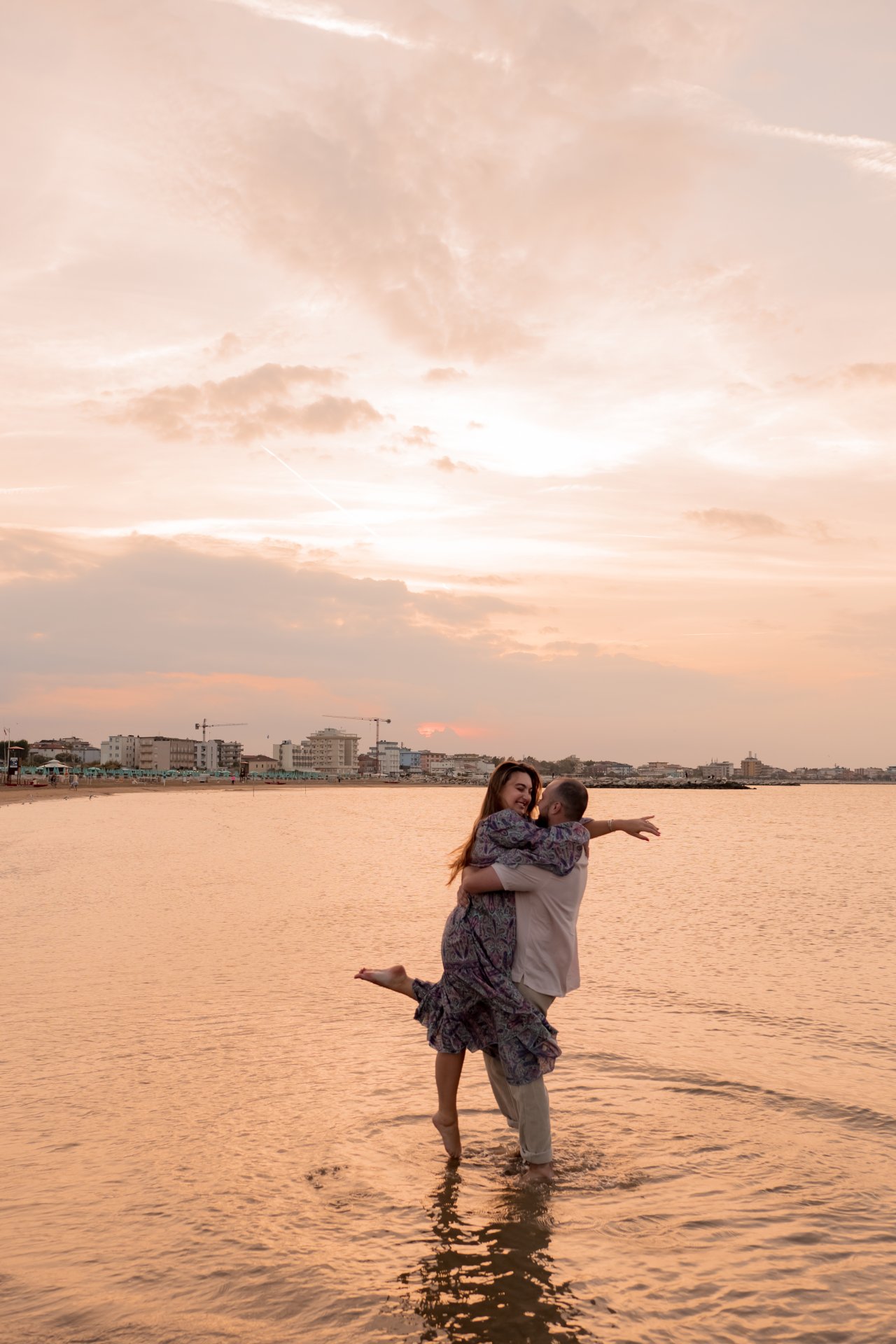 Proposal in Rimini by the sea